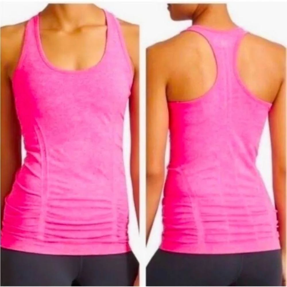 Athleta Tops Athleta Fastest Track Tank Top In Bright Pink
